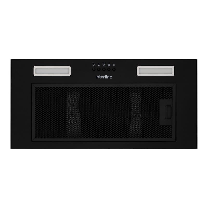 Вытяжка встроенная SMART S BL A/60/T черная INTERLINE Вытяжка встроенная SMART S BL A/60/T черная INTERLINE