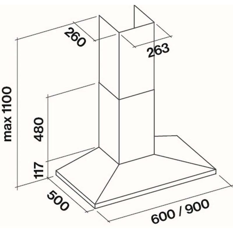 Витяжка пристінна MIZAR 90 IX 800 (CMON90.E0P2#ZZZI491F) Falmec Витяжка пристінна MIZAR 90 IX 800 (CMON90.E0P2#ZZZI491F) Falmec