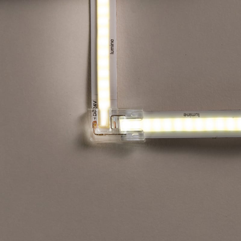 Угловой соединитель SMD/COB 8 мм, прокалывающего типа Угловой соединитель SMD/COB 8 мм, прокалывающего типа