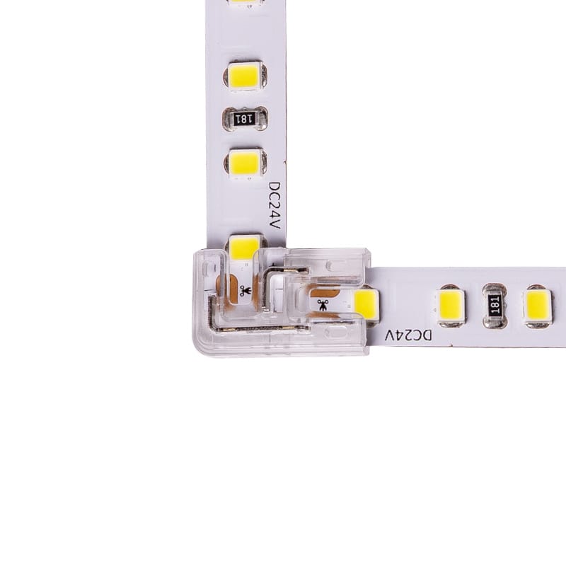 Угловой соединитель SMD/COB 8 мм, прокалывающего типа Угловой соединитель SMD/COB 8 мм, прокалывающего типа