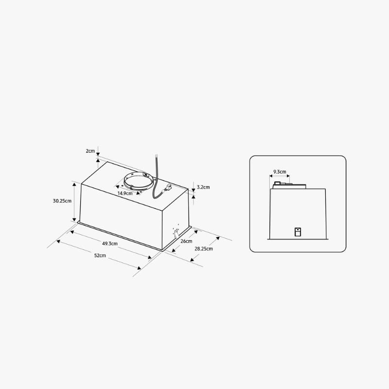 Вытяжка NK52FG455CC/UR черная 520мм. SAMSUNG Вытяжка NK52FG455CC/UR черная 520мм. SAMSUNG
