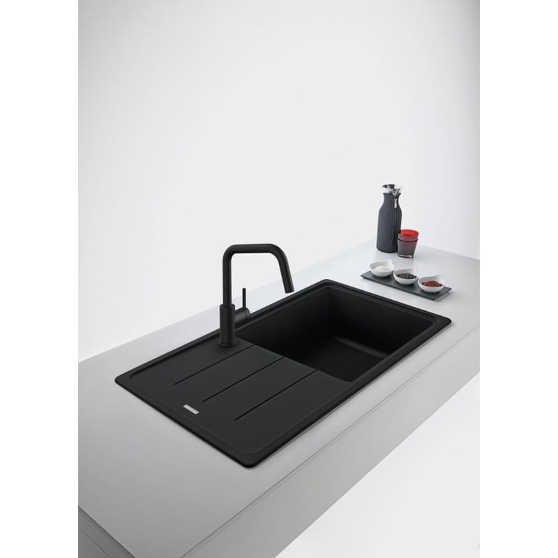 Lina U Shape Pull Down змішувач з витяжним виливом, чорний матовий Franke (115.0728.477)