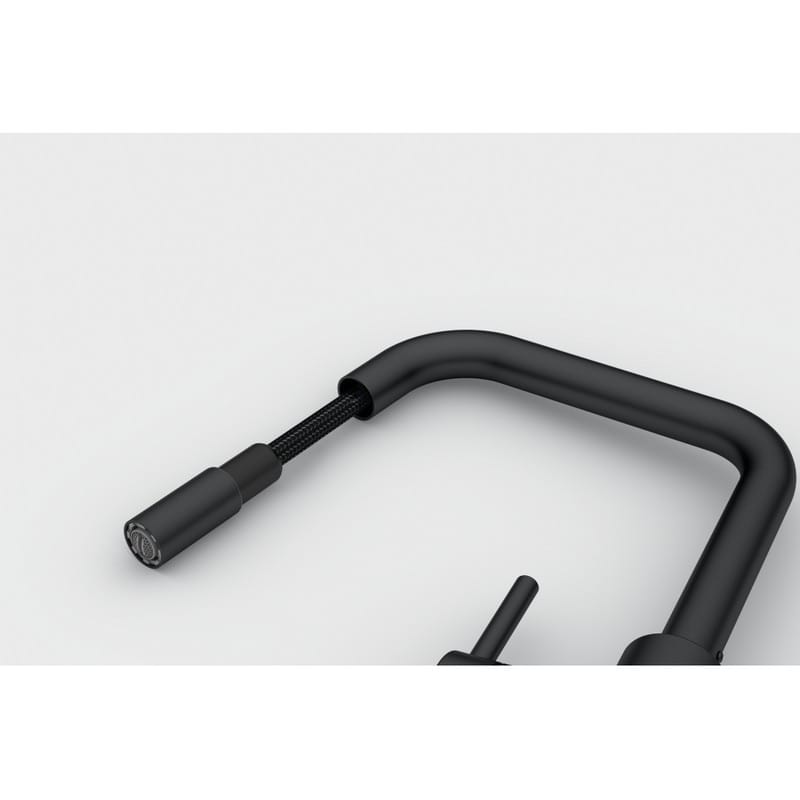 Lina U Shape Pull Down змішувач з витяжним виливом, чорний матовий Franke (115.0728.477)