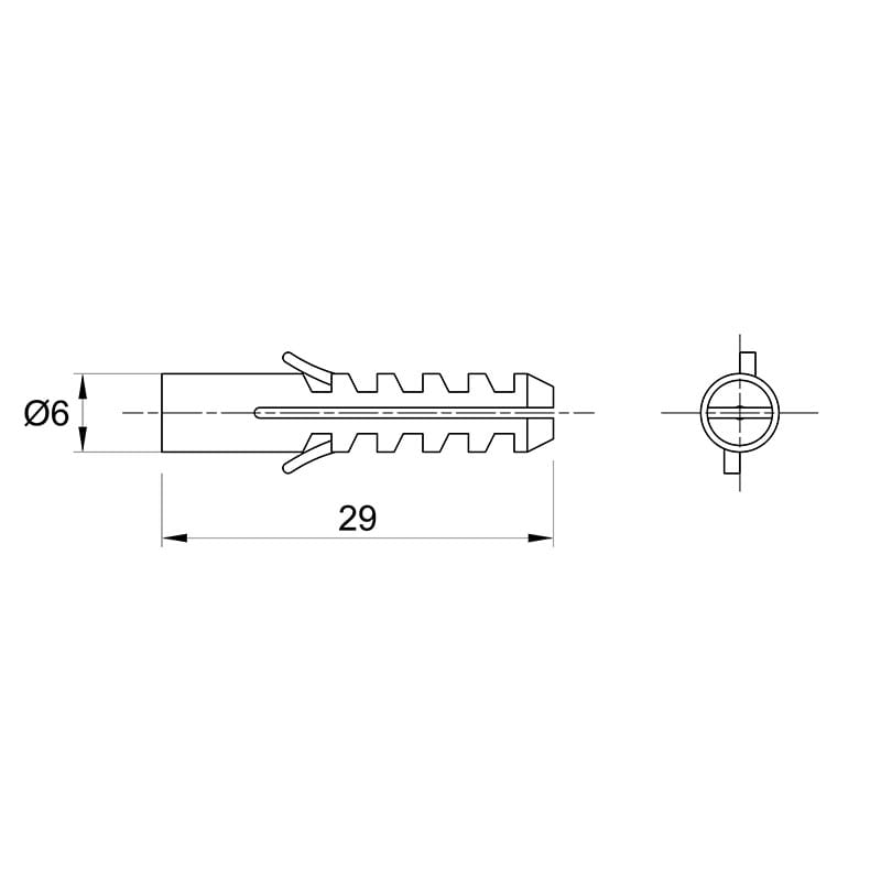 Полицетримач MP4004 / DM40, max 6mm, хром Полицетримач MP4004 / DM40, max 6mm, хром