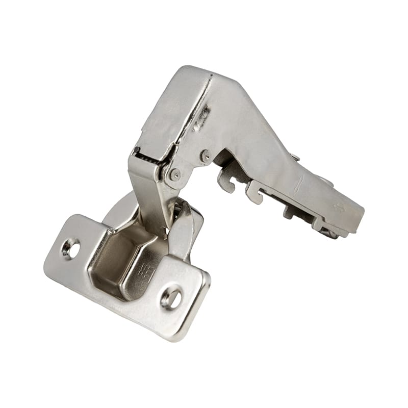 Петля Clip-On, 90°, ровнолежащая, с доводчиком, никель, Muller Петля Clip-On, 90°, ровнолежащая, с доводчиком, никель, Muller