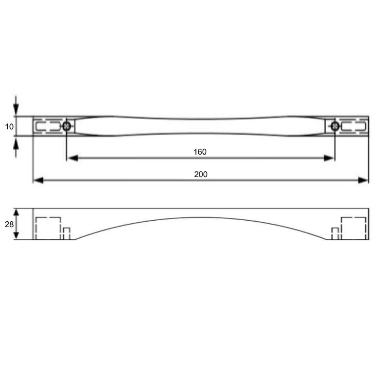 Ручка Cosma M 12943.160 никель Ручка Cosma M 12943.160 никель