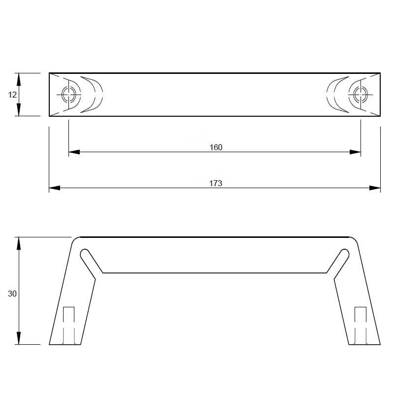 Ручка Cosma M 12748.160 хром