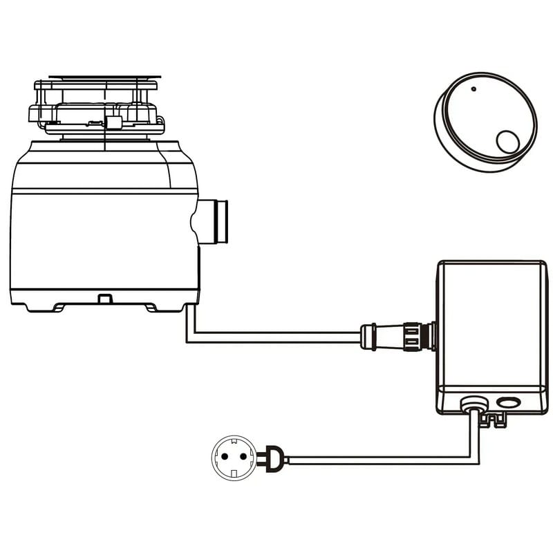 Подрібнювач для мийки Inverto BLDC Compact Fabiano Подрібнювач для мийки Inverto BLDC Compact Fabiano