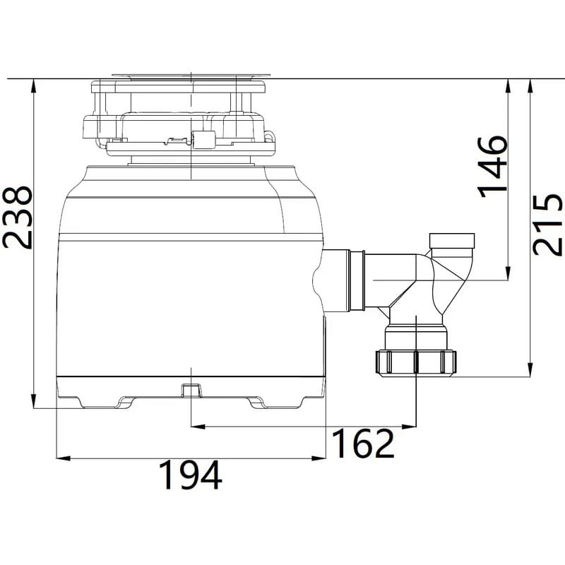 Подрібнювач для мийки Inverto BLDC Compact Fabiano Подрібнювач для мийки Inverto BLDC Compact Fabiano