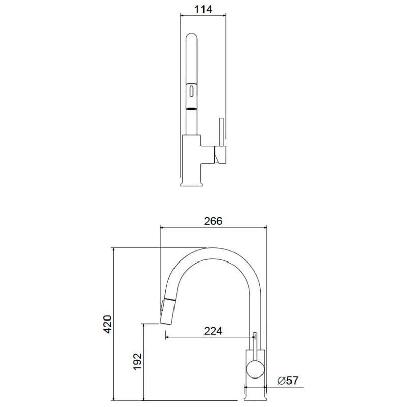 Змішувач PLAZA PLUS WINDOW білий мат Blue Water (5901730617665) Змішувач PLAZA PLUS WINDOW білий мат Blue Water (5901730617665)