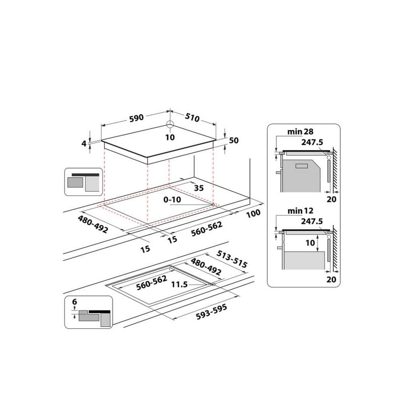 Індукційна варильна поверхня WTX6019DCF Whirlpool Індукційна варильна поверхня WTX6019DCF Whirlpool