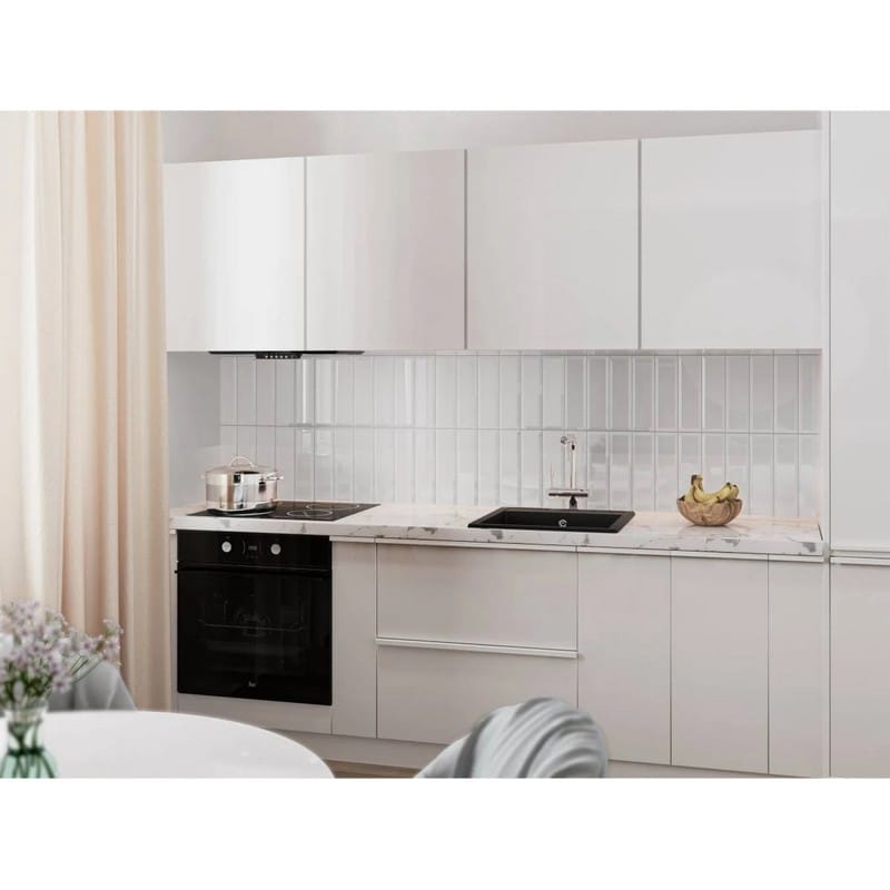 Кухонна мийка BODRUM 510 black shine mirastone Miraggio Кухонна мийка BODRUM 510 black shine mirastone Miraggio