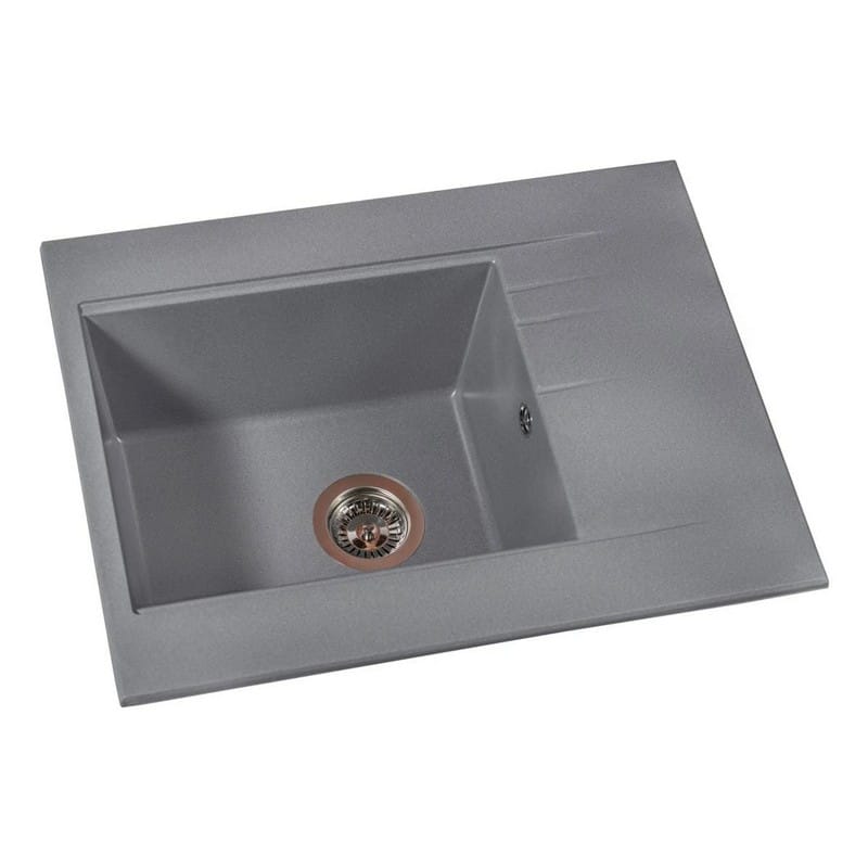 Кухонна мийка BODRUM 650 gray mirastone Miraggio Кухонна мийка BODRUM 650 gray mirastone Miraggio