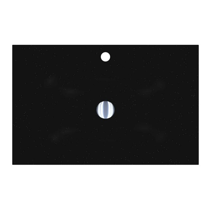 Умивальник JESSEL 700 MIRASTONE black shine mirastone Miraggio