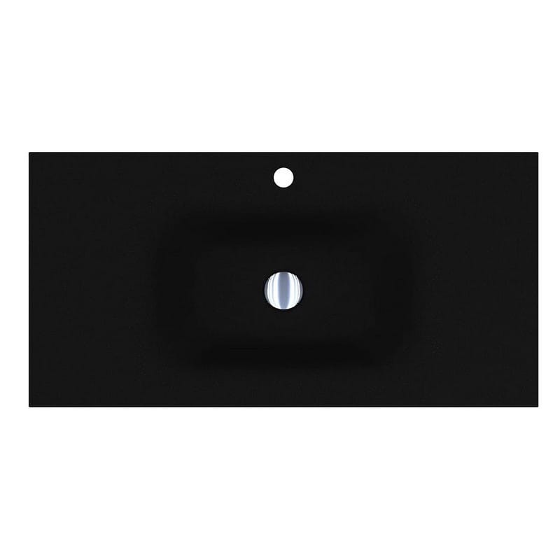 Умивальник JESSEL 900 MIRASTONE black shine mirastone Miraggio Умивальник JESSEL 900 MIRASTONE black shine mirastone Miraggio