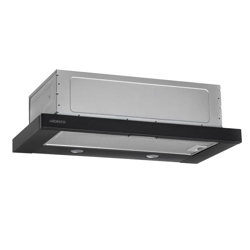 Витяжка телескопічна HT-F700MBL 60см, 450м3ч, чорний Ardesto