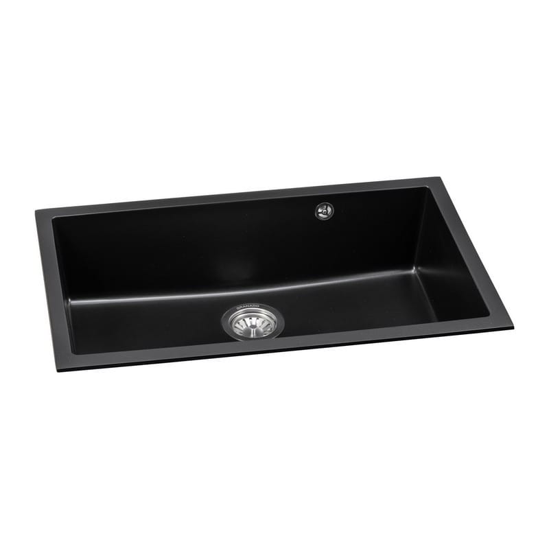 Мийка UNDER TOP XL black shine (752*460mm.) граніт Granado Мийка UNDER TOP XL black shine (752*460mm.) граніт Granado
