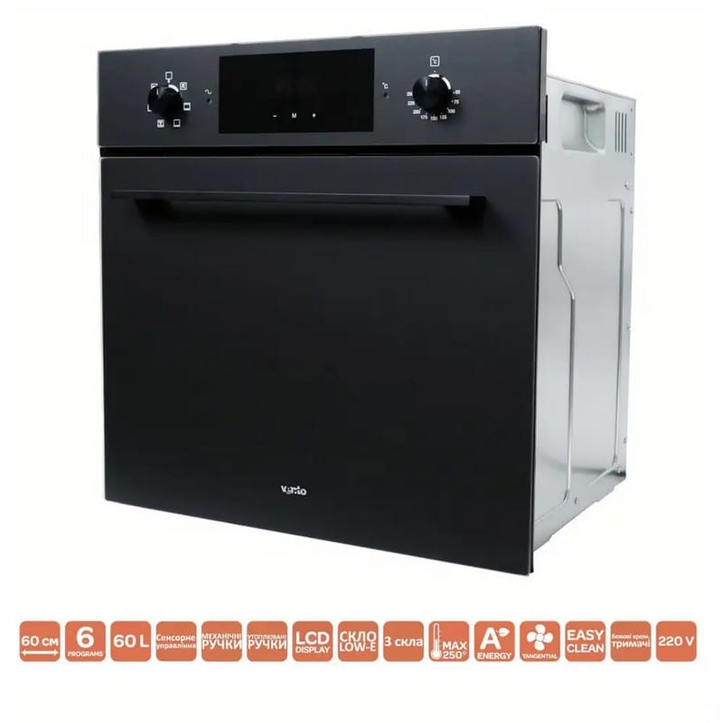 Духова шафа електрична EO60TC-6P MBG VENTOLUX Духова шафа електрична EO60TC-6P MBG VENTOLUX