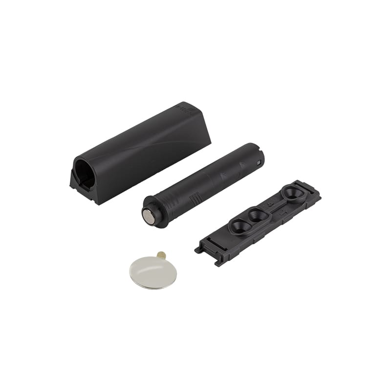 Механизм P2O Magnet, антрацит, накладной, короткий ход (9375967) Hettich 2.0