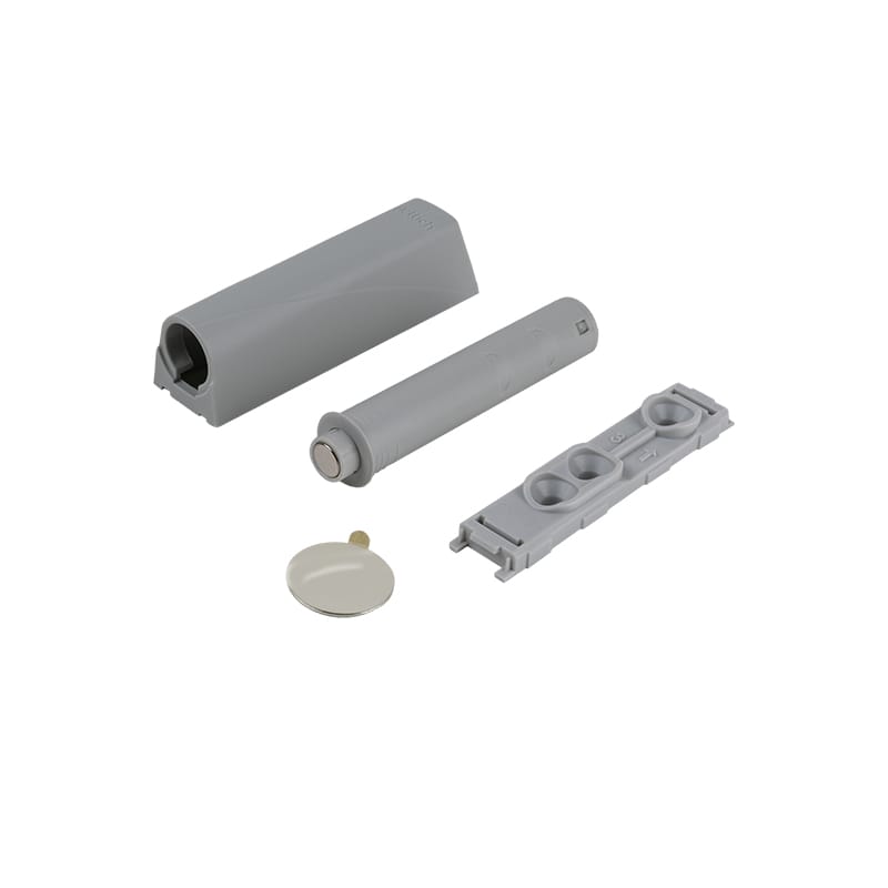 Механизм P2O Magnet, серый, накладной, короткий ход (9375968) Hettich 2.0