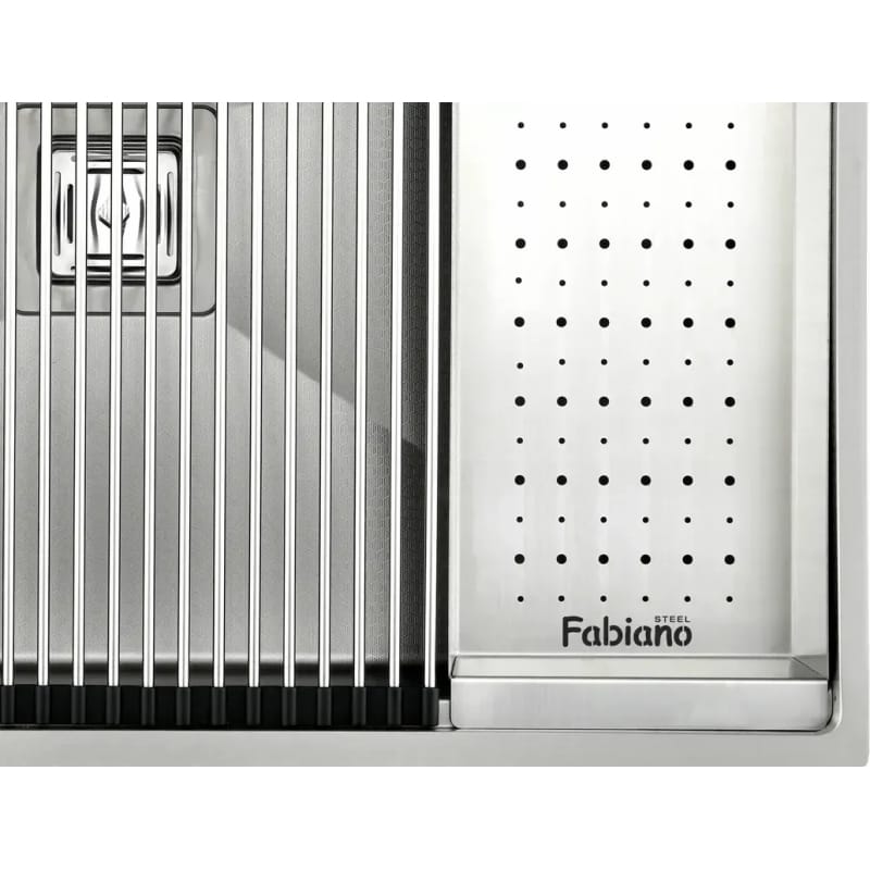 Нержавіюча мийка Quadro Center 74 Celldecor Fabiano