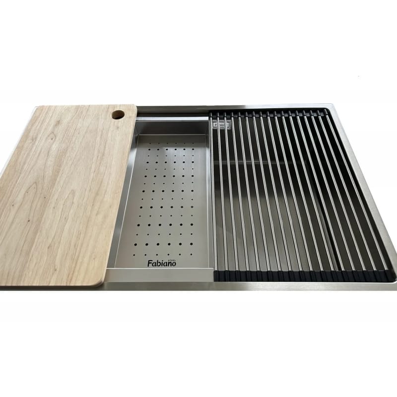 Нержавіюча мийка Quadro Center 74 Celldecor Fabiano