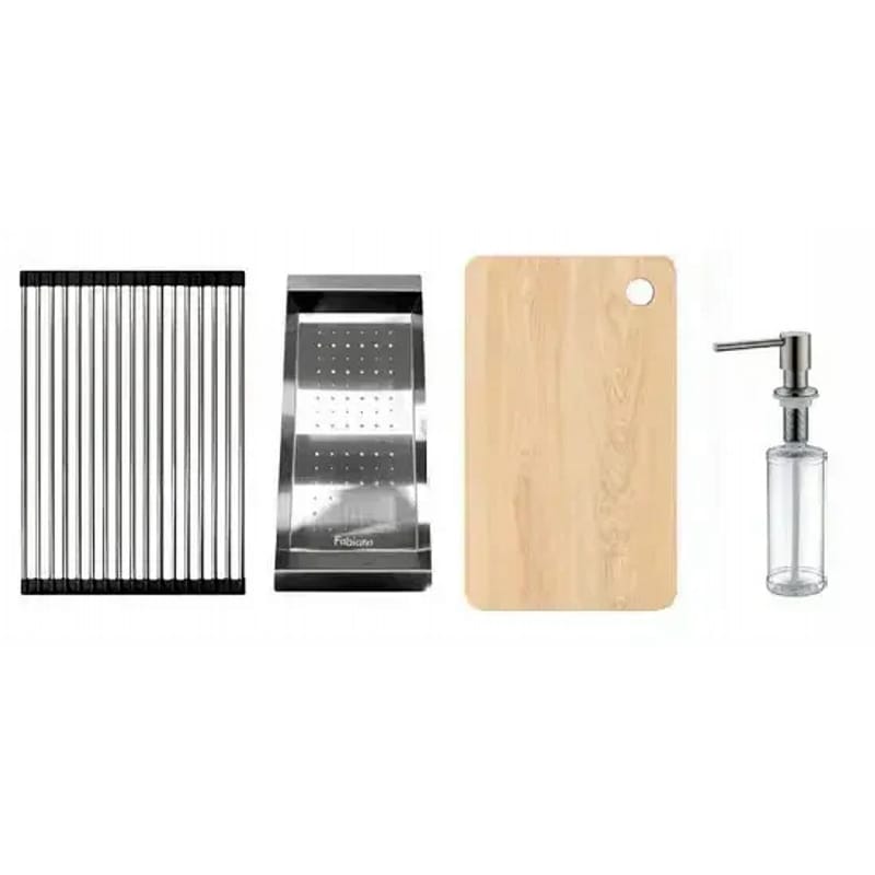 Нержавіюча мийка Quadro Center 74 Celldecor Fabiano