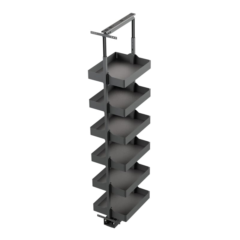 Карго-колона Aster NV 300мм графит 6 корзин 1800-2100мм Muller