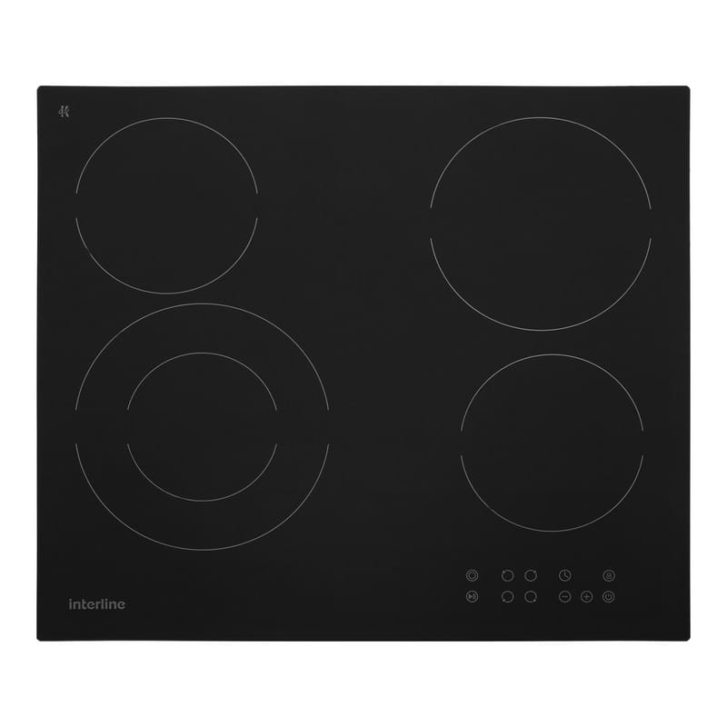 Комплект техніки Електрична варильна HHV 566 SZP BA + Витяжка вбудована SMART S BL A/60/T Interline