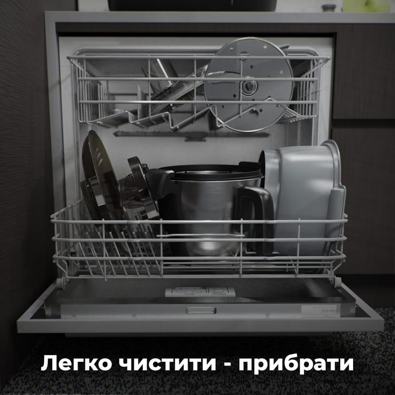 Кухонний робот-комбайн CR1S Чорний (ACR0001S) AENO