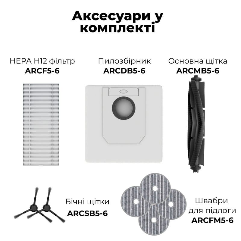 Робот-пилосос RC5S (ARC0005S) black AENO