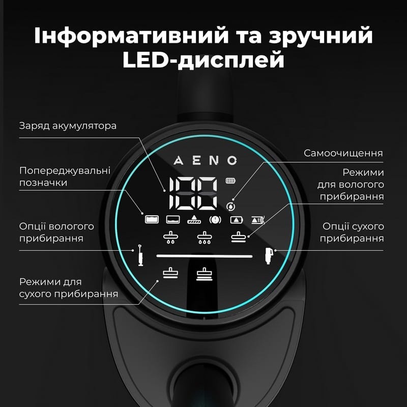 Миючий акумуляторний пилосос TC1 (ATC0001) AENO