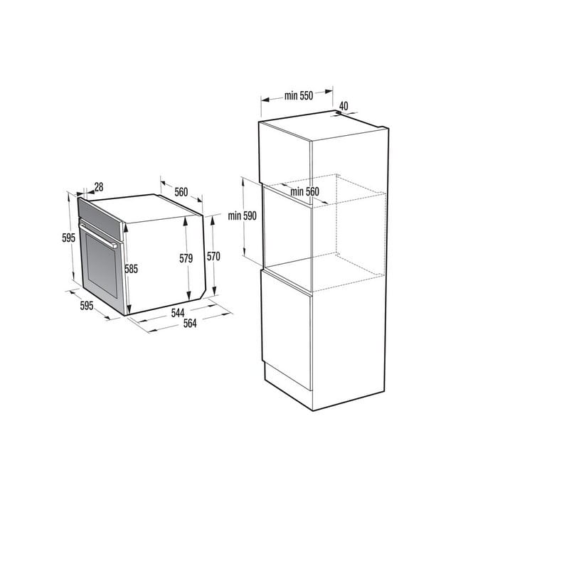 Духова шафа BFS6148B Gorenje