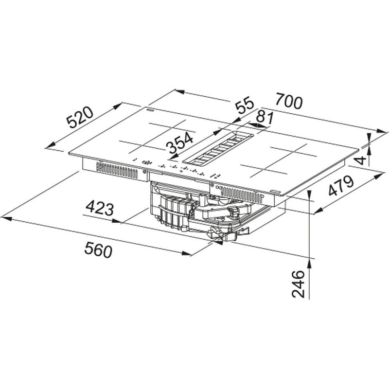 Індукційна панель з інтегрованою витяжкою Smart 2Gether Ellipse FSM 7072 4RC HI чорна Franke (340.0731.892) Індукційна панель з інтегрованою витяжкою Smart 2Gether Ellipse FSM 7072 4RC HI чорна Franke (340.0731.892)