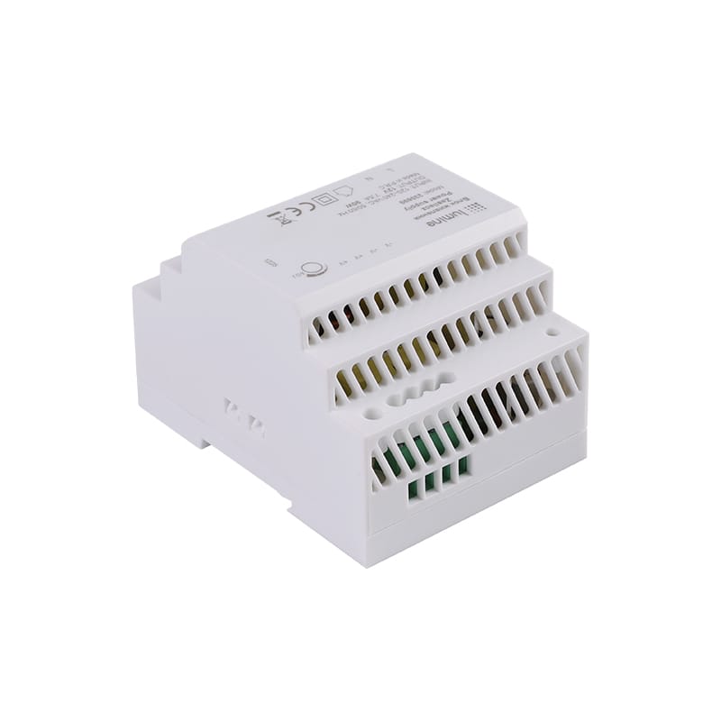 Блок живлення на DIN-рейку, 90W, 12V, IP20, пластик. корпус, Lumine