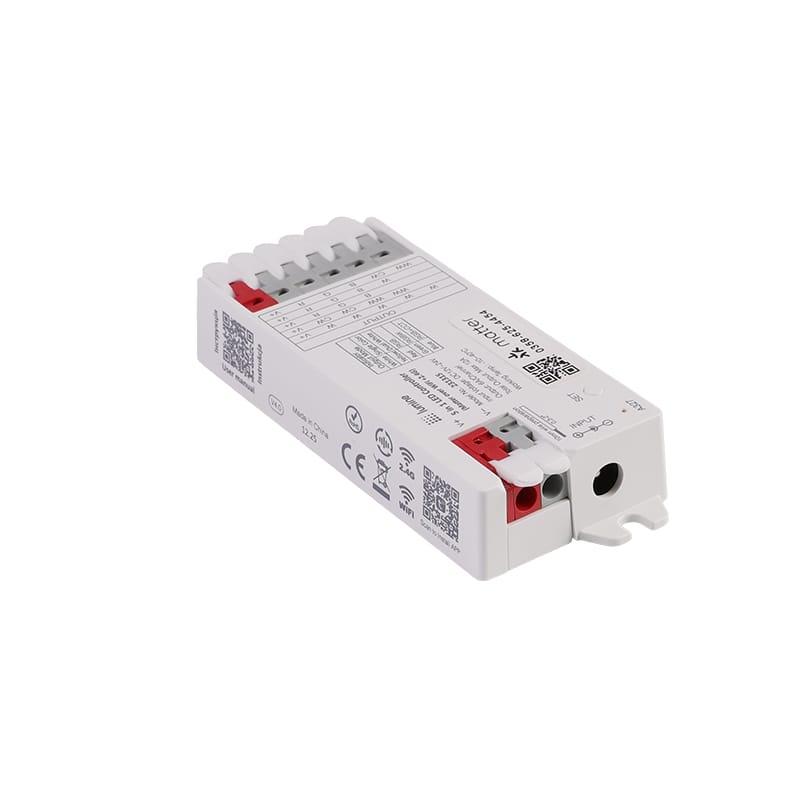 LED контролер RGB, RGBW, W, ССT 4 в 1, DC 12/24V, 6A,Matter+WiFi+2,4G, Lumine
