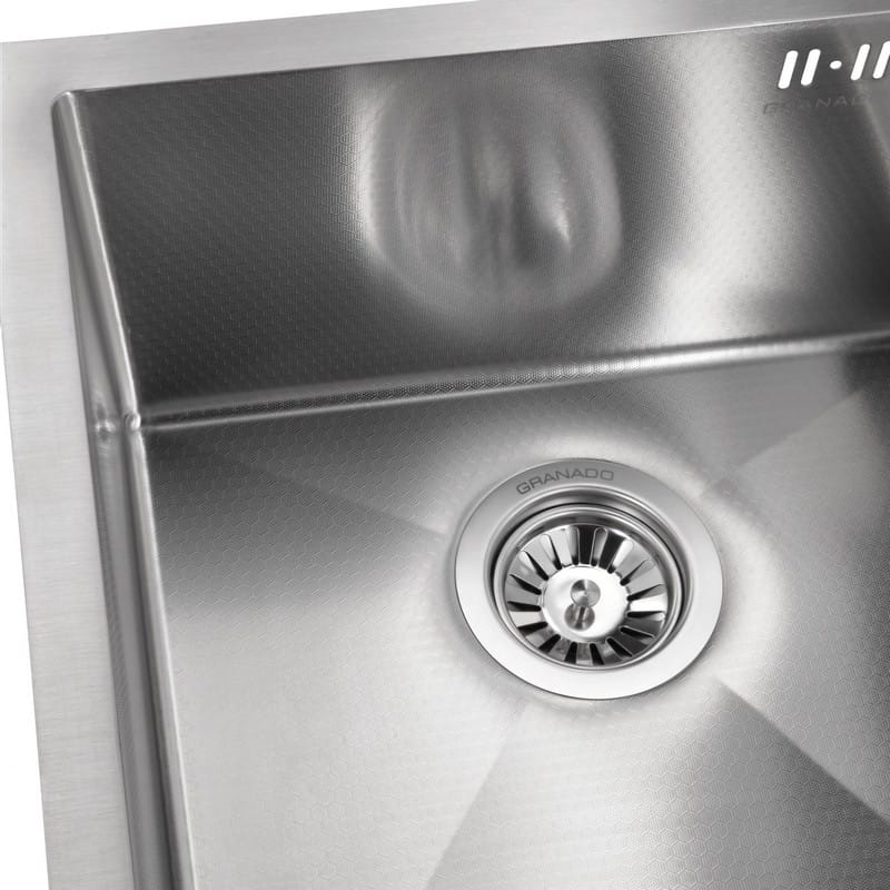 Мийка сталева Under top STEEL S304 honeycomb (450*430*220mm) Granado Мийка сталева Under top STEEL S304 honeycomb (450*430*220mm) Granado