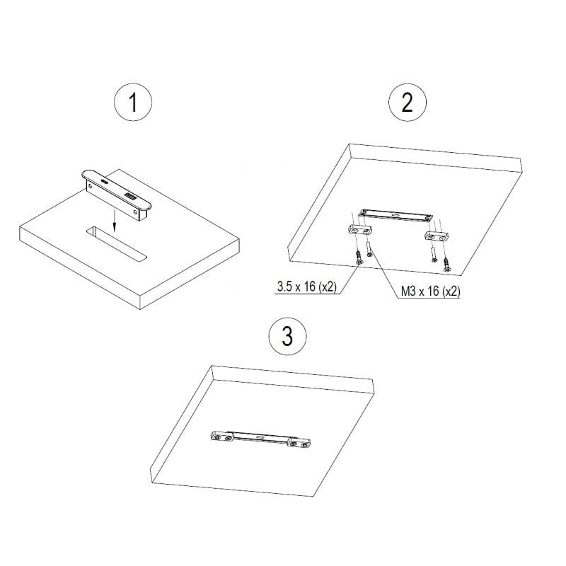 USB-розетка овальна Lumine PULSE, 2xUSB A+C (30W), чорний