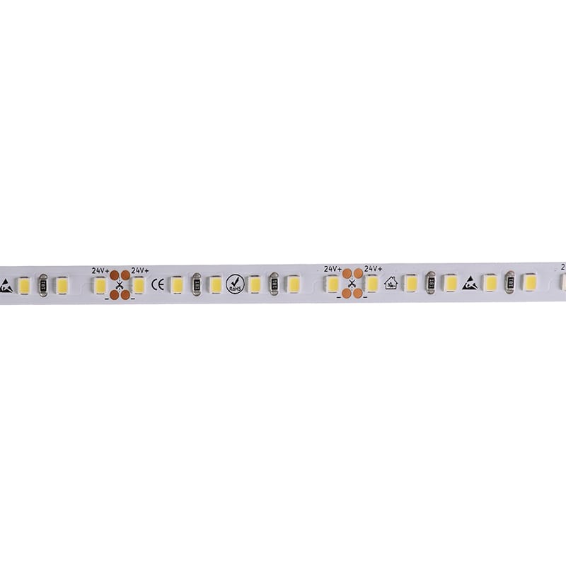 Светодиодная лента 2835 SMD, 120 светодиодов/м, 10 Вт, 24 В, IP20, холодный свет, 6000 К