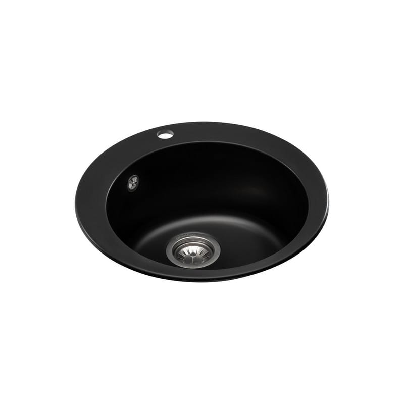 Мийка VITORIA black shine (D=510mm.) граніт Granado