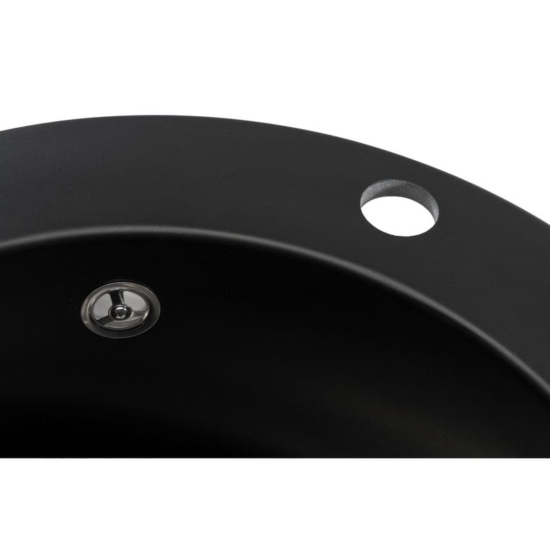 Мийка VITORIA black shine (D=510mm.) граніт Granado