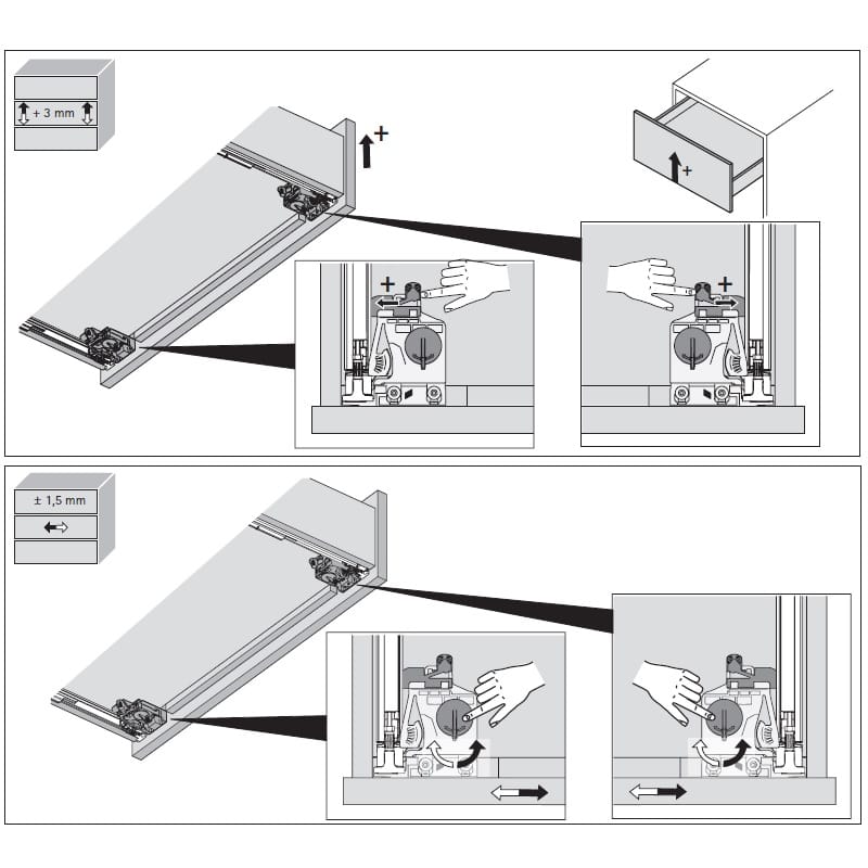 Quadro V6 5D L=250 P2O повн.в., M (30кг), ліва (9332669) Hettich Quadro V6 5D L=250 P2O повн.в., M (30кг), ліва (9332669) Hettich