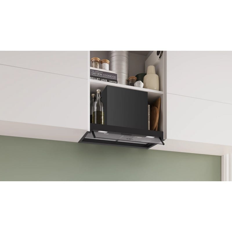 Витяжка вбудована чорна DBB65CC60 Bosch