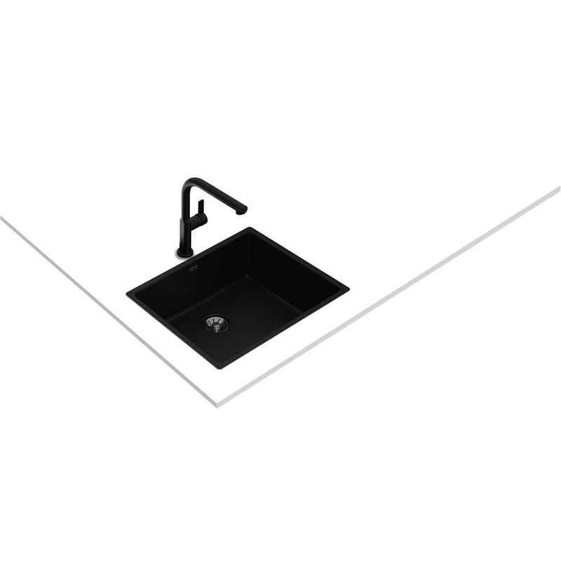 Мийка TOPLINE RS15 50.40 FullBlack нержавіюча сталь (3 типи монтажу) Teka (115000088)