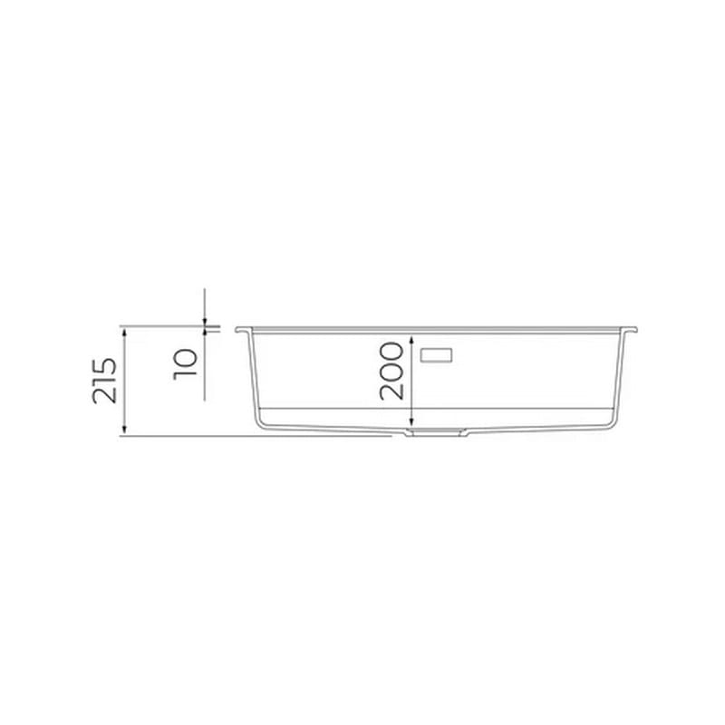 Мийка Nova 80 WS-TG 1B Tegranit Plus Teka (115230057) Мийка Nova 80 WS-TG 1B Tegranit Plus Teka (115230057)