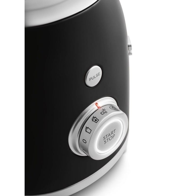 Блендер стаціонарний BLF03BLEU чорний Smeg (50'S RETRO STYLE) Блендер стаціонарний BLF03BLEU чорний Smeg (50'S RETRO STYLE)