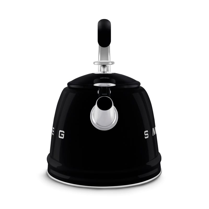Чайник зі свистком WKF01BL чорний Smeg (50'S RETRO STYLE)