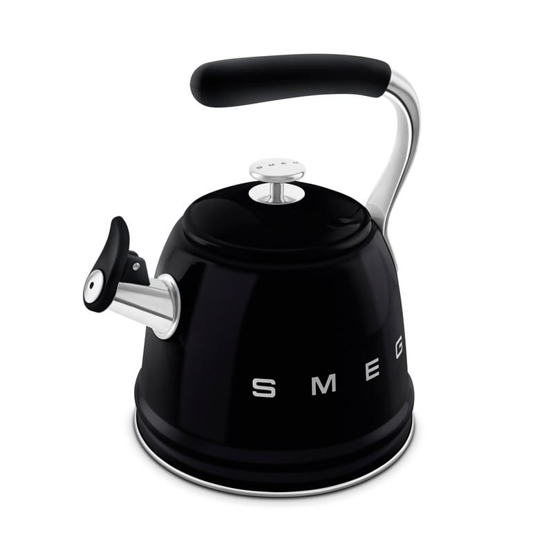 Чайник зі свистком WKF01BL чорний Smeg (50'S RETRO STYLE)