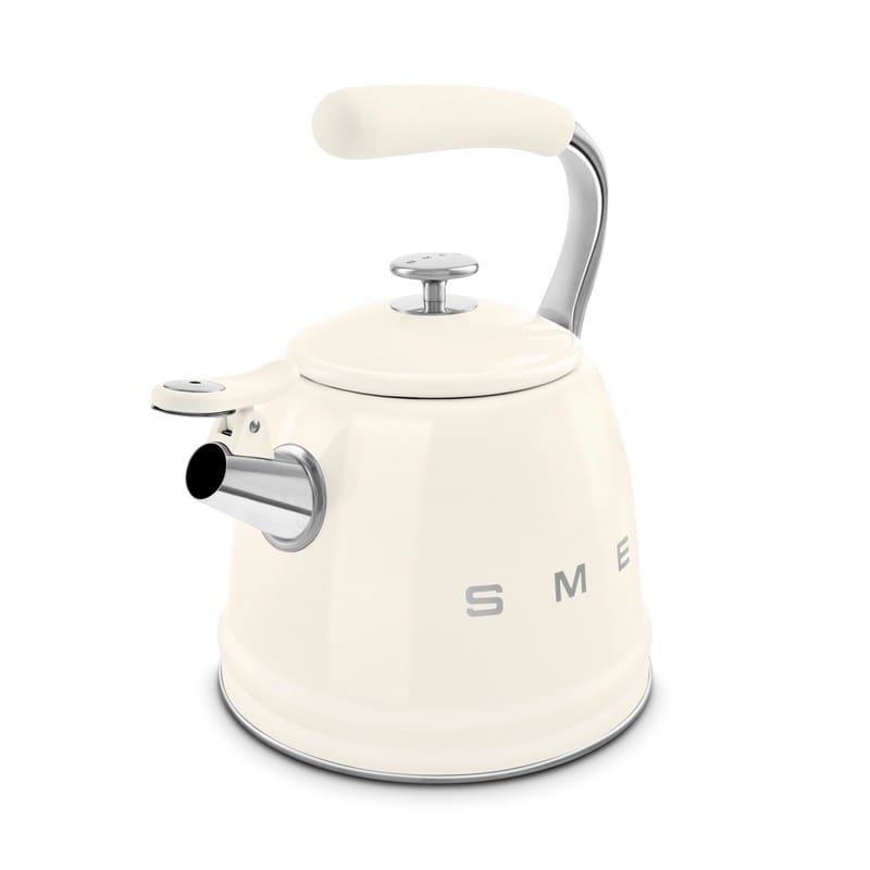 Чайник зі свистком WKF01CR кремовий Smeg (50'S RETRO STYLE) Чайник зі свистком WKF01CR кремовий Smeg (50'S RETRO STYLE)