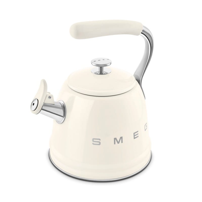 Чайник зі свистком WKF01CR кремовий Smeg (50'S RETRO STYLE) Чайник зі свистком WKF01CR кремовий Smeg (50'S RETRO STYLE)